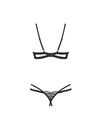 Nutris ensemble ouvert 2 pièces - Noir